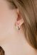 20-mm silver hoop earrings with cubic zirconia