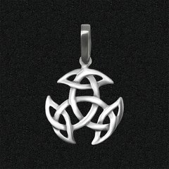 Srebrny wisiorek-amulet "Węzły Lughesa"