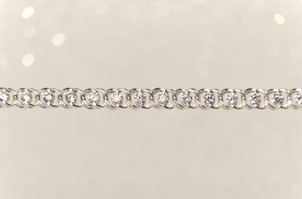 Female silver bracelet "Arab Bismarck" 3.0