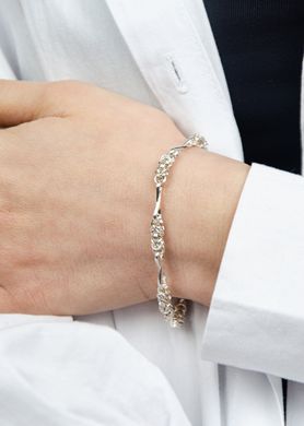 Women`s silver bracelet "Malvina"