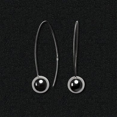 Silver earrings "Balls"