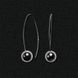 Silver earrings "Balls"