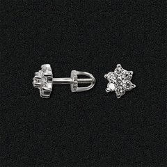Silver Earrings "Narcissus"
