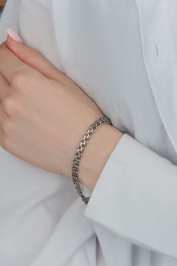 Men's silver bracelet "Falco"