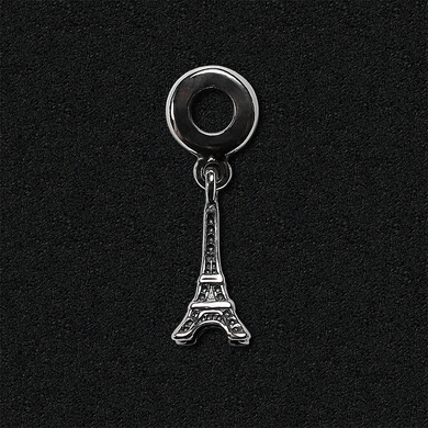 Silver bead "Paris"