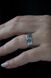 Srebrny pierścionek-Vyshyvanka z granatami