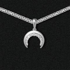 Silver pendant "Lunnytsia" with a silver chain