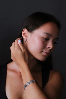 Women's silver bracelet "Success Formula"