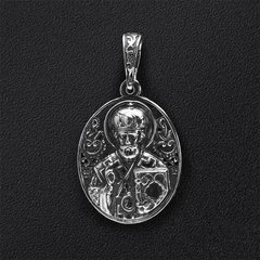 Серебряная ладанка Святой Николай