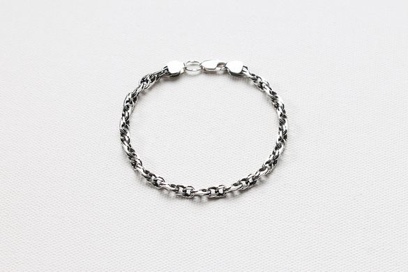 Men's Silver bracelet "Anchor Bismarck"