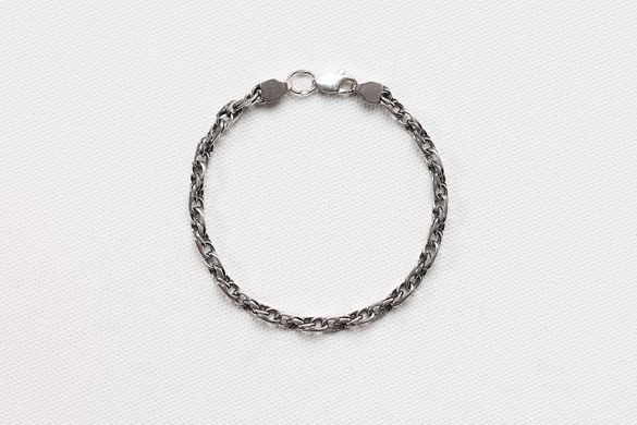Men's Silver bracelet "Anchor Bismarck"
