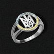 Серебряное кольцо с Тризубом