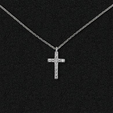 Silver pendant "Cross" with a silver chain