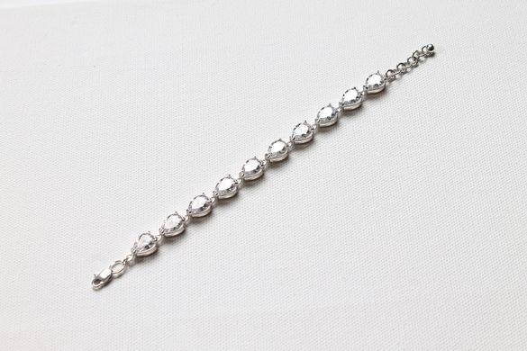 Women's silver "Pear" bracelet