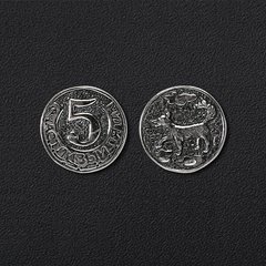 Серебряная монета "Счастливый пятак"