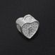 Silver bead "Heart"