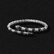 Women's hard silver bracelet "Silver Snake"