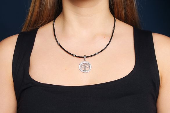 Women's silver pendant "Tree of life"