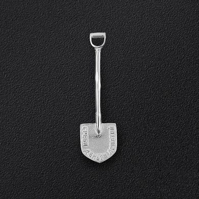 Silver shovel for money