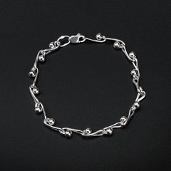 Women's silver Ankle bracelet "Willow"