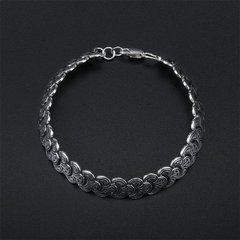 Women's glider silver "Anaconda" bracelet