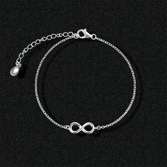 Women's silver bracelet "Infinity"