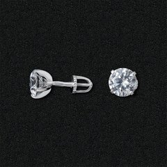 Silver stud earrings "Tenderness"