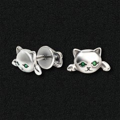 Срібні сережки "Кошенята"