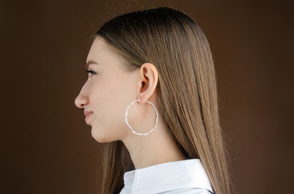 Silver Hoop earrings