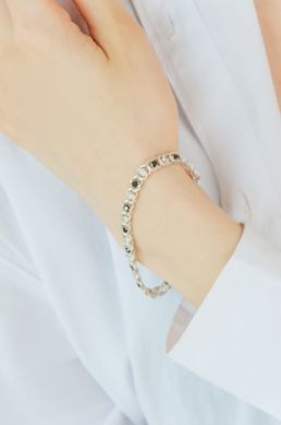 Female silver bracelet "Arab Bismarck" 3.0