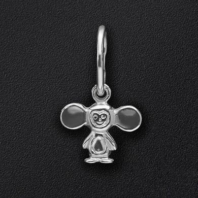 Silver pendant "Cheburashka"