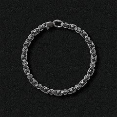 Men's silver bracelet "Crab"