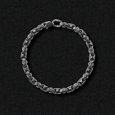 Male silver "Crab" bracelet